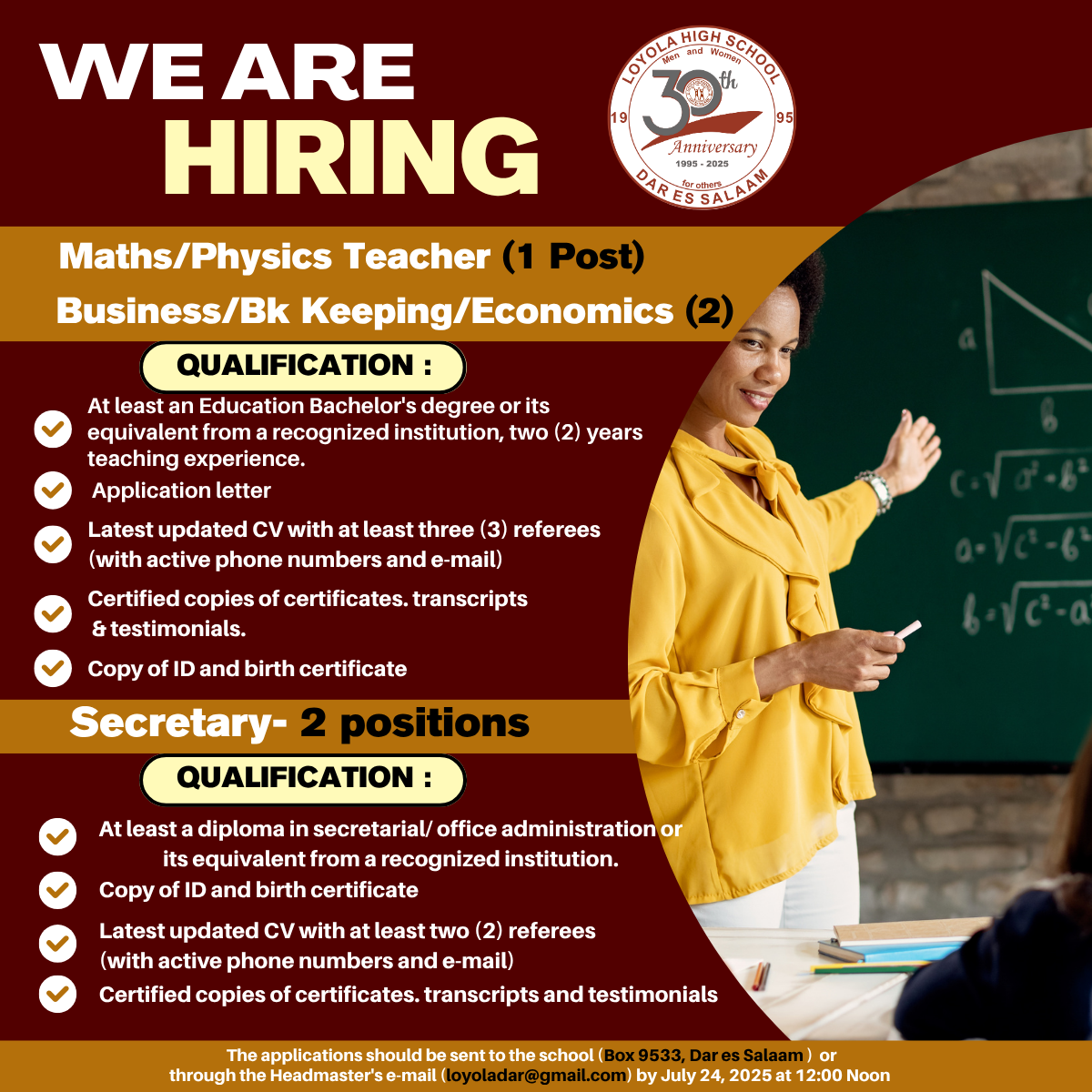JOB OPPORTUNITY!!!
