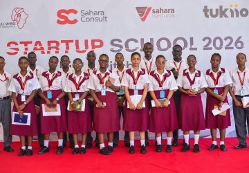 Loyola students participating in Sahara Sparks 2026 Startup School – International Youth Day.